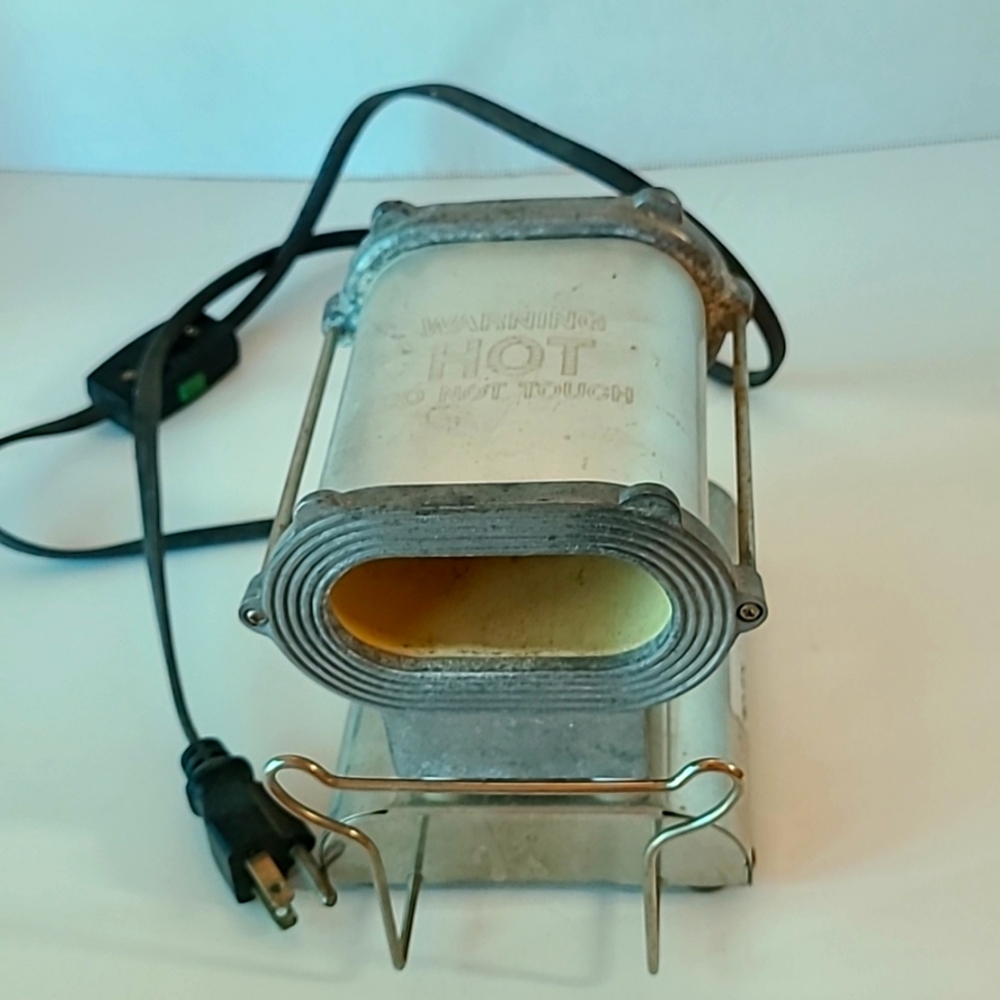 Vintage Gold N Hot Hair curling iron heater oven